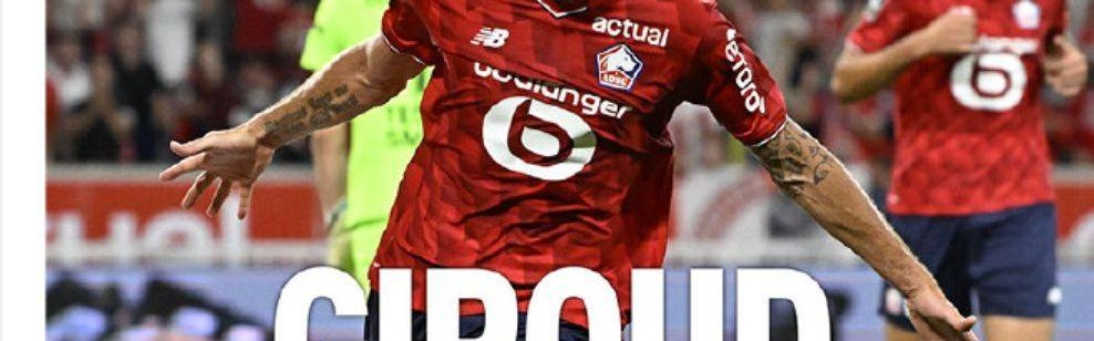 91分钟绝杀！38岁大吉鲁吐舌绕场狂奔：法甲连续2轮破门 破1纪录