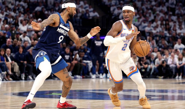 SGA轰40+10+9华子16分 雷霆险胜森林狼总分3-1