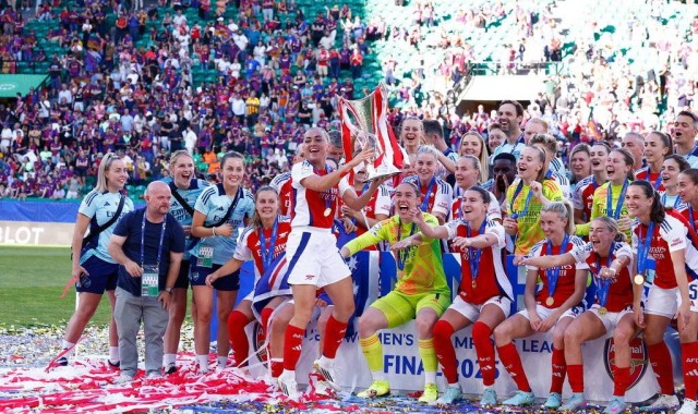 强势！阿森纳女足连克8冠王和3冠王 时隔18年再夺欧冠