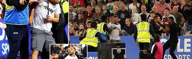 邮报：西汉姆球迷惨败切尔西时冲场宣泄不满，许多球迷提前离场