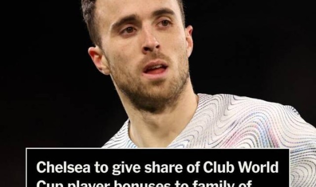 TA：切尔西将球员的部分世俱杯奖金捐给若塔家人，数额超50万美元
