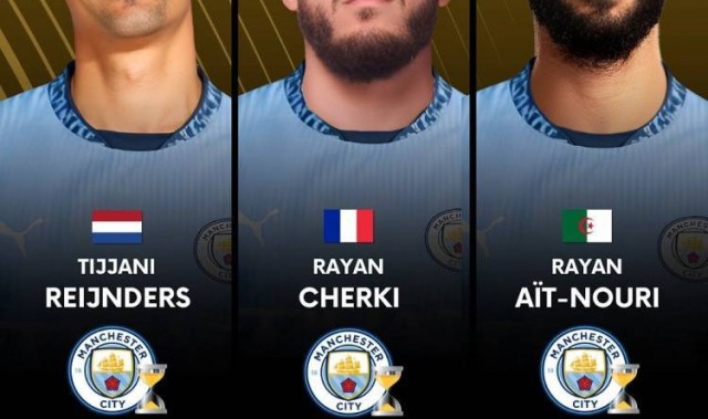 不磨叽！镜报：曼城1.15亿镑敲定赖因德斯、切尔基、艾特-努里