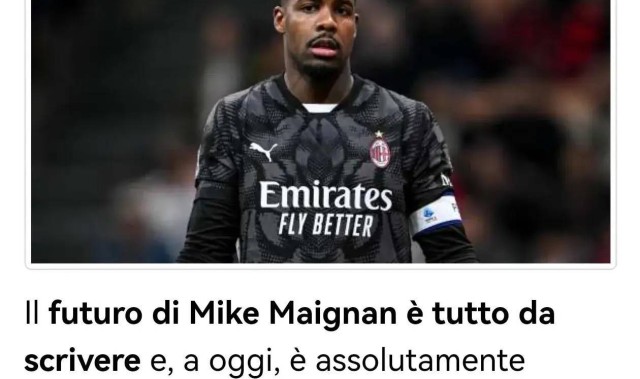 意甲媒体透露：弗拉尼和塔雷认为和迈尼昂的续约谈判在9月恢复正轨，有信心完成签约