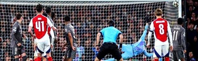 我懂球迷评24-25赛季最佳进球：赖斯对皇马的极限任意球当选