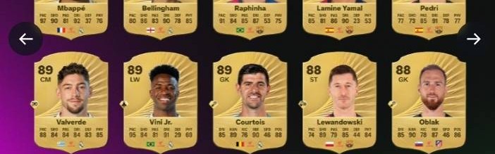 FC26官方西甲球员评分榜：姆巴佩91最高，贝林厄姆90，亚马尔89