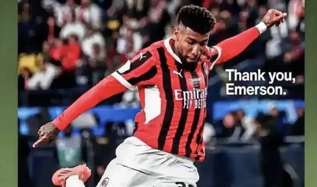 意甲媒体透露：埃摩森转会弗拉门戈俱乐部后，发文感谢米兰，米兰永远在我心中